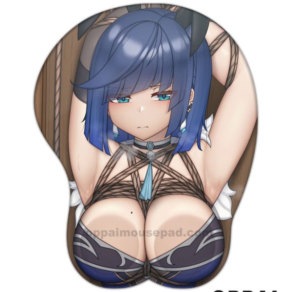 Yelan Genshin Impact Boobs Mouse Pad