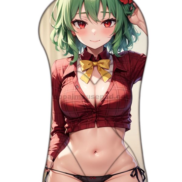 Yuuka Kazami Half Body Touhou 3D Mouse Pad | Huge Oppai Mousepad