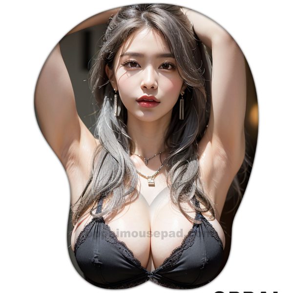 Ai Girl Titty Mousepad