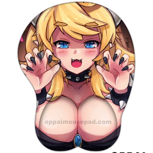 Bowsette Oppai Mousepad