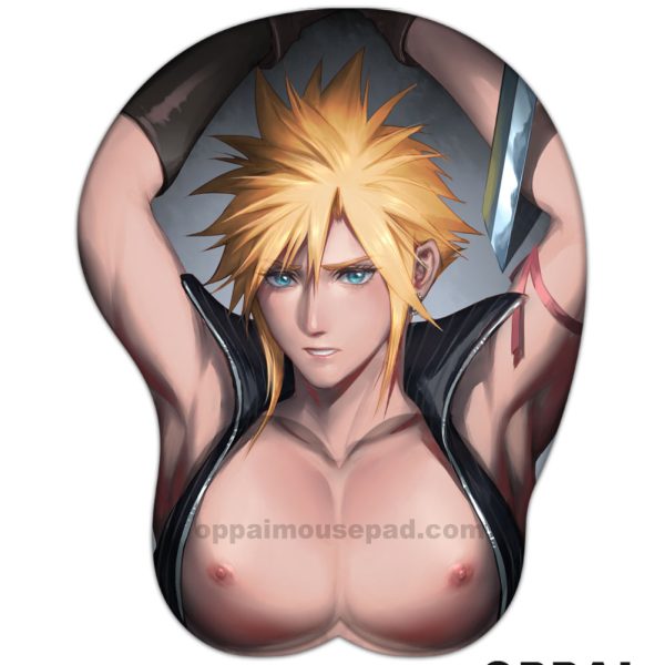 Cloud Strife Final Fantasy Male 3D Mouse Pad | Titty Mousepad