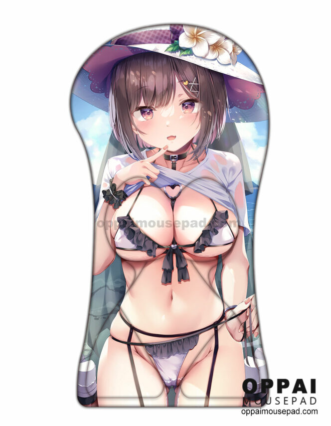 Cute Girl Half Body Mouse Pad Boobs Huge 3D Mouse Pad