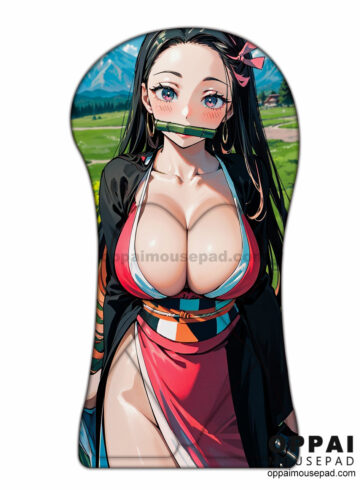 Nezuko Kamado Half Body Demon Slayer 3D Mouse Pad | Biggest Boob Mouse Pad