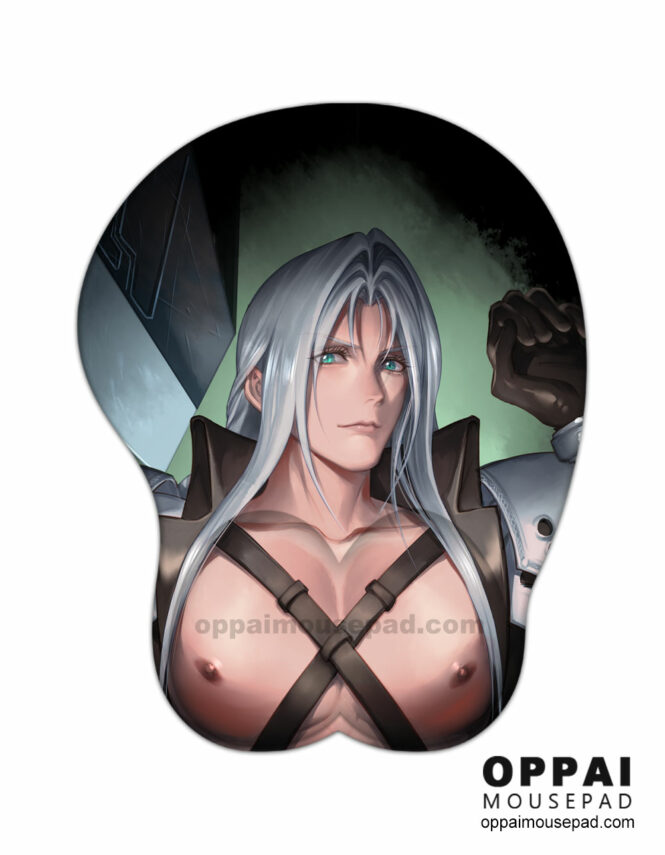 Sephiroth Final Fantasy Male 3D Mouse Pad Titty Mousepad