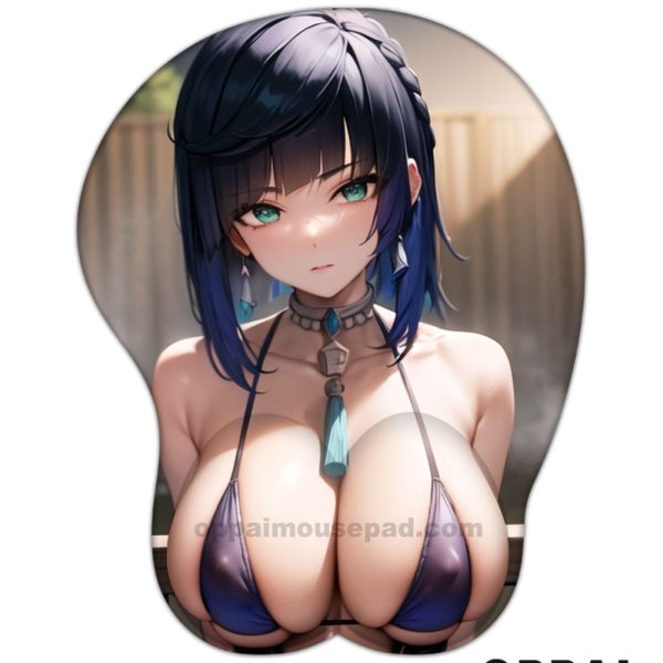 Yelan Genshin Impact Titty Mousepad
