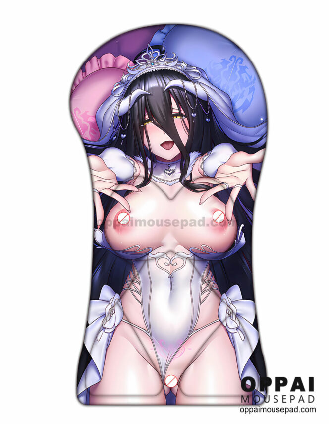 Albedo Overlord Full Nude Life Size Mouse Pad