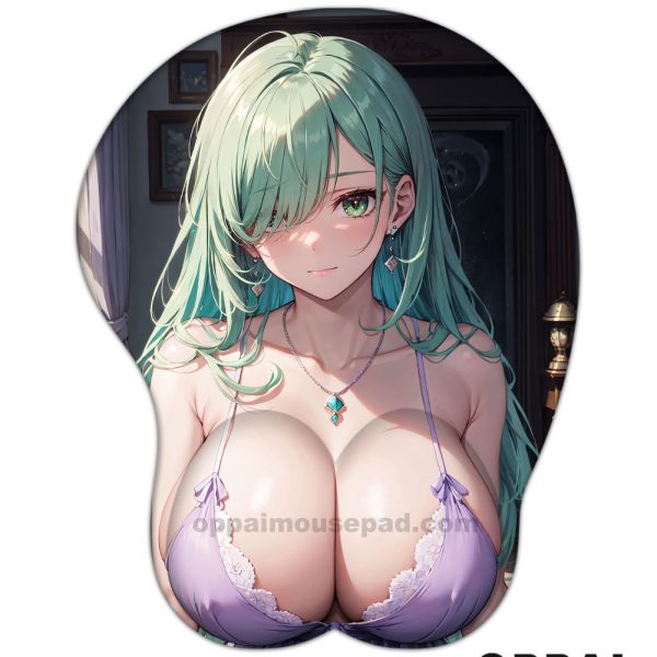 Beautiful Girl Anime Boob Mouse Pad