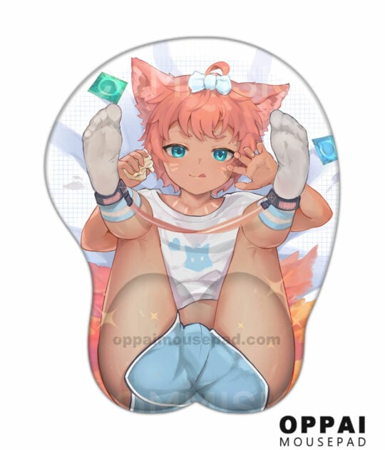Fox Boy Anime Butt Mousepad