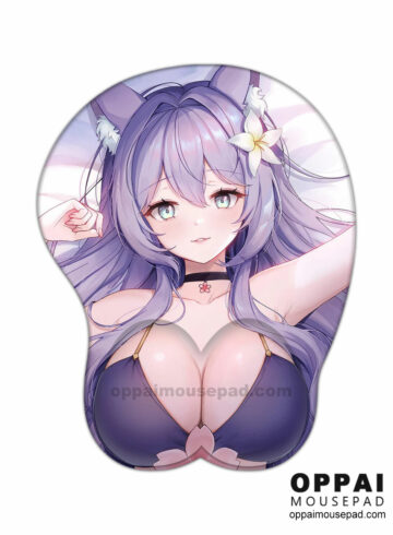 Fox Girl Oppai Mousepad