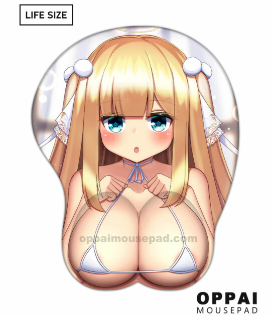 Loli Girl Big Boob Mouse Pad