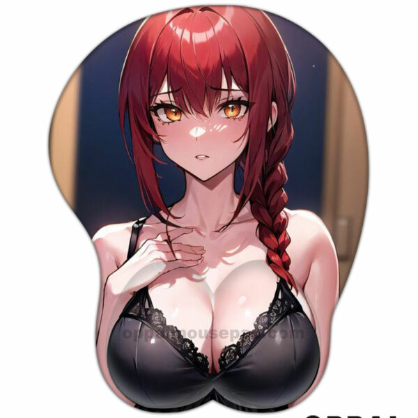 Makima Chainsaw Man Anime 3D Mouse Pad