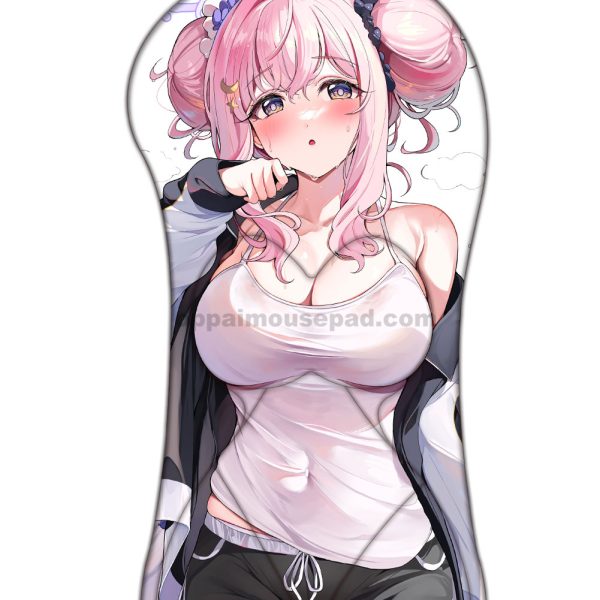 Misono Mika Half Body Blue Archive 3D Mouse Pad | Big Boob Mouse Pad