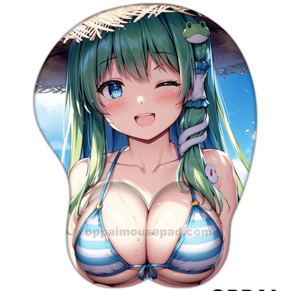 Touhou Project Kochiya Sanae Boob Mouse Pad