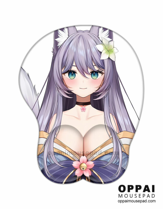 Fox Girl Boob Mouse Pads