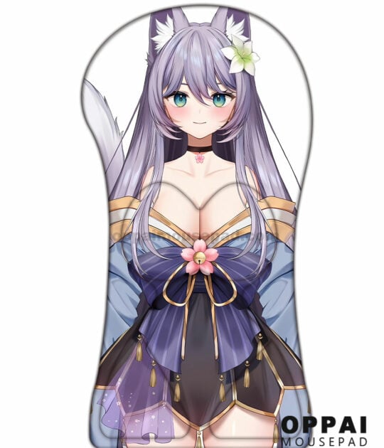 Fox Girl Full Life Size Mouse Pad