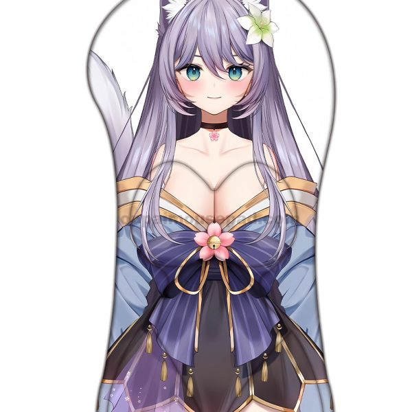 Fox Girl Full Life Size Mouse Pad