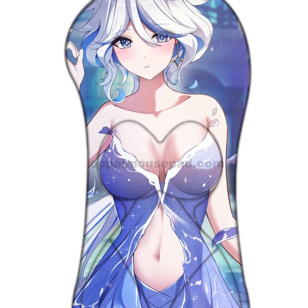 Furina Half Body Genshin Impact Oppai Mousepad | Giant 3D Mouse Pad