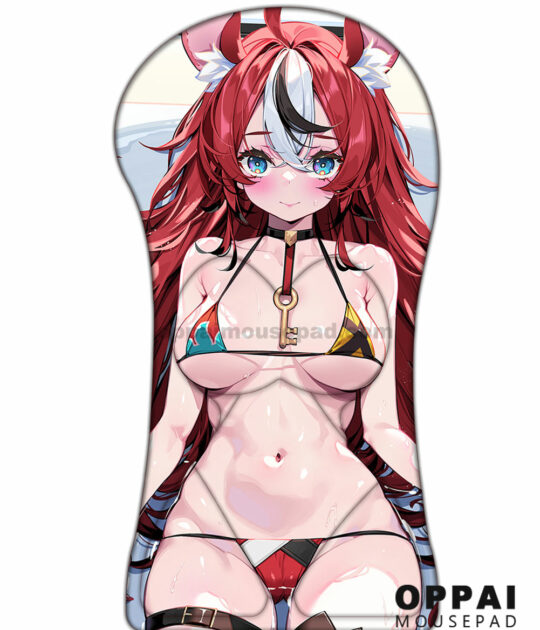 Hakos Baelz Half Body Hololive 3D Mouse Pad | Biggest Oppai Mousepad