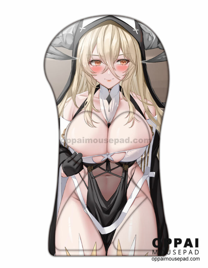 Implacable Half Body Azur Lane 3D Mouse Pad Big Boob Mouse Pad