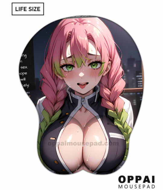 Mitsuri Kanroji Demon Slayer Big Boob Mouse Pad