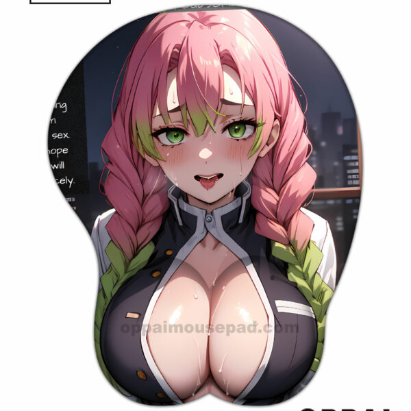 Mitsuri Kanroji Demon Slayer Big Boob Mouse Pad