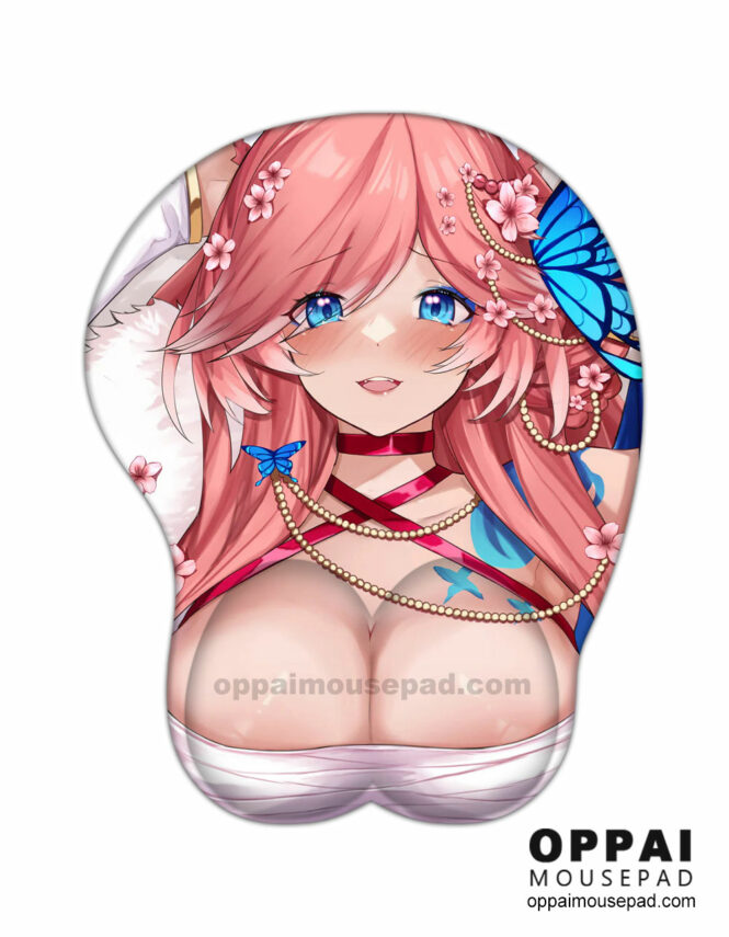 Pretty Girl Anime Boobs Mouse Pad