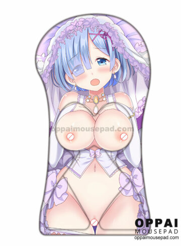 Re Zero Rem Full Nude Life Size Mouse Pad