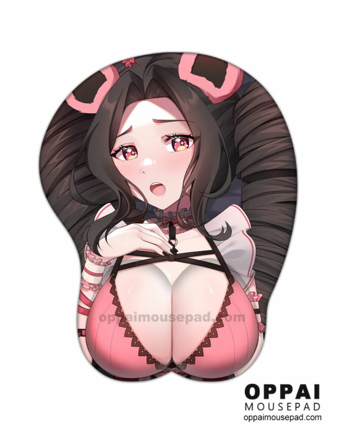 Twintail Girl Anime Boob Mouse Pads