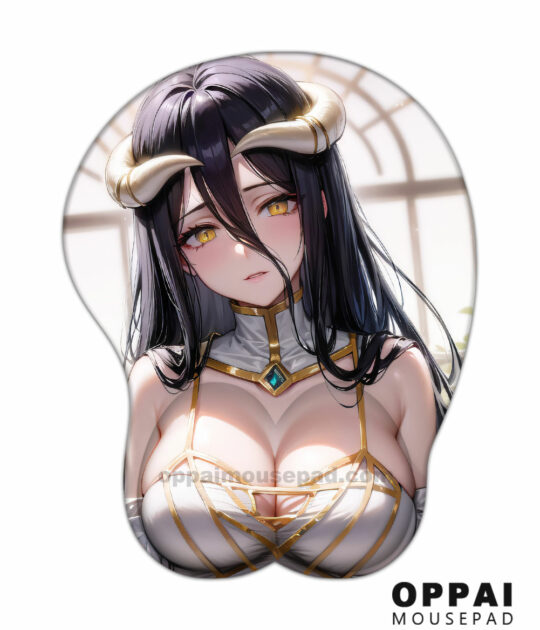 Albedo Overlord Anime Boob Mouse Pad