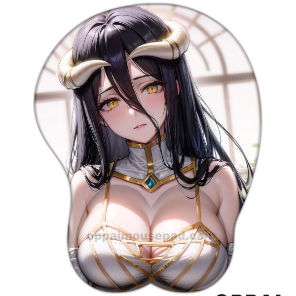 Albedo Overlord Anime Boob Mouse Pad