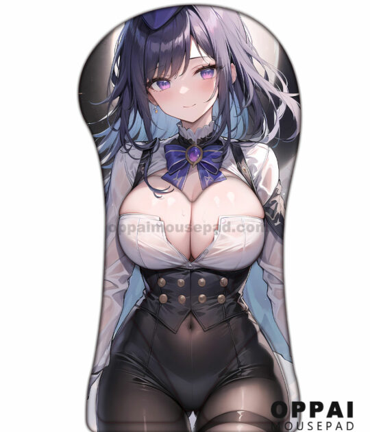 Clorinde Half Body Genshin 3D Mouse Pad | Life Size Oppai Mousepad