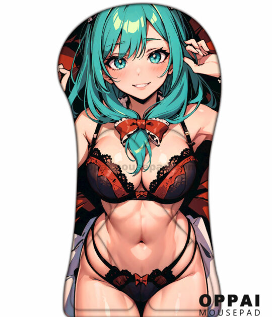 Hina Kagiyama Half Body Touhou Oppai Mousepad | Life Size Boob Mouse Pad