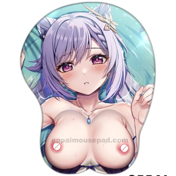 Keqing Genshin Impact Titty Mousepad