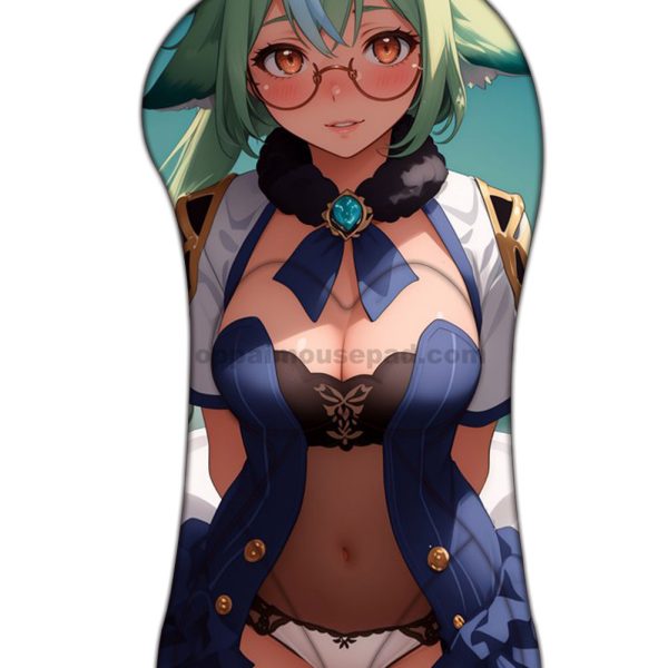 Sucrose Half Body Genshin 3D Mouse Pad | Life Size Oppai Mousepad