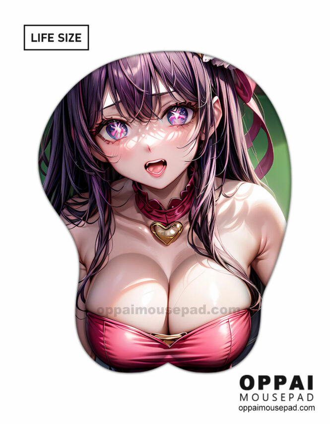 Ai Hoshino Oshi no Ko Life Size Oppai Mousepad