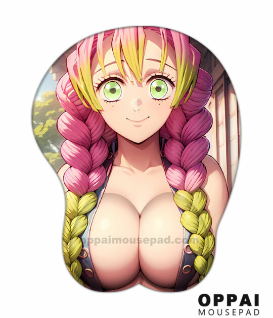 Mitsuri Kanroji Demon Slayer Anime Boob Mouse Pad