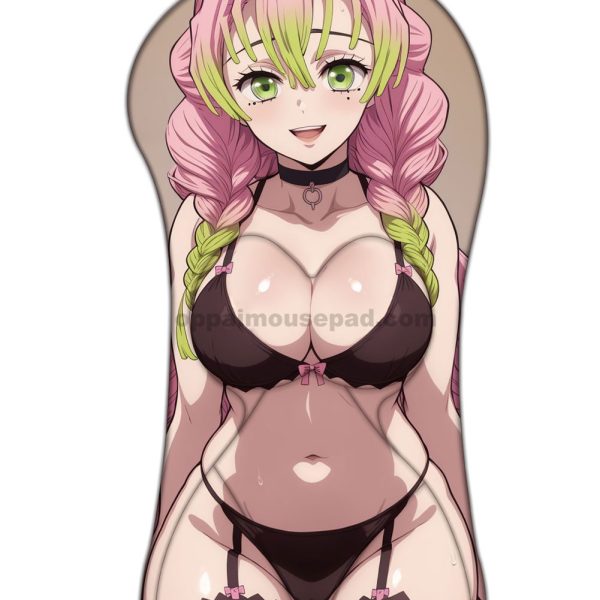 Mitsuri Kanroji Half Body Demon Slayer Boob Mouse Pad | Life Size Oppai Mousepad