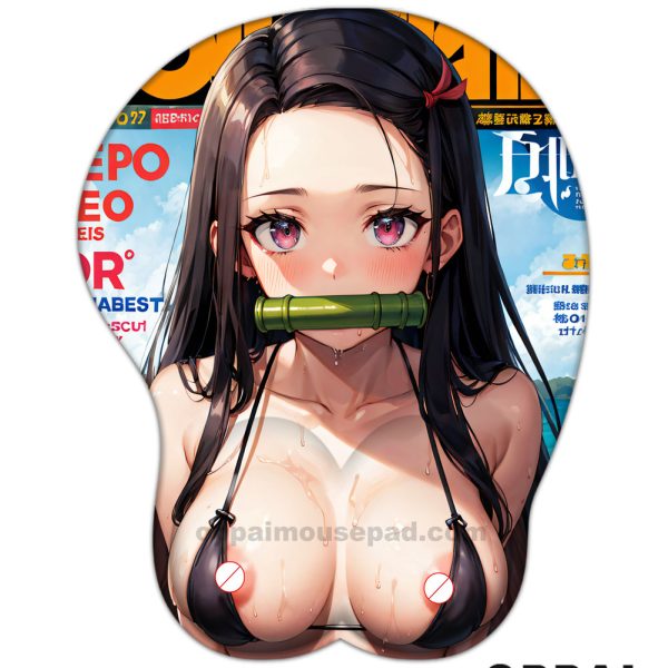 Nezuko Kamado Anime Titty Mousepad | Demon Slayer Hentai Mouse Pad