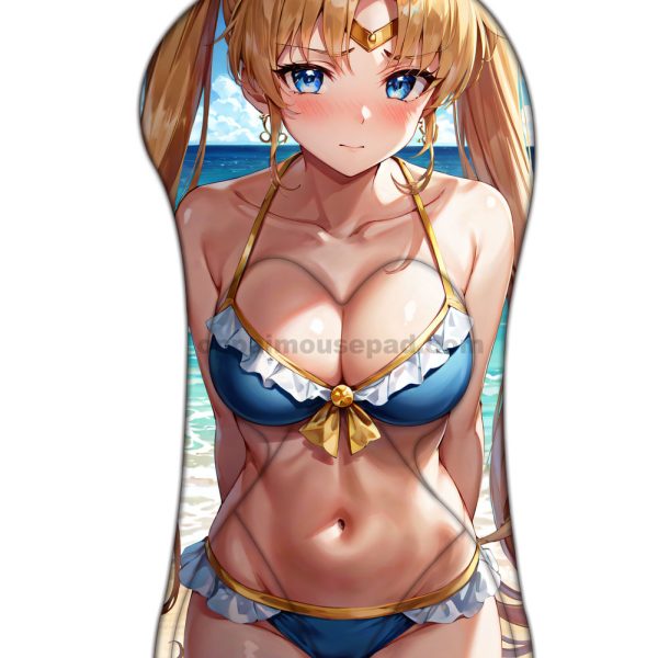 Sailor Venus Half Body Sailor Moon Anime Boob Mouse Pad | Giant 3D Mouse Pad