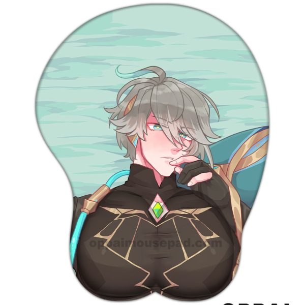 Alhaitham Boob Mouse Pad Genshin Impact