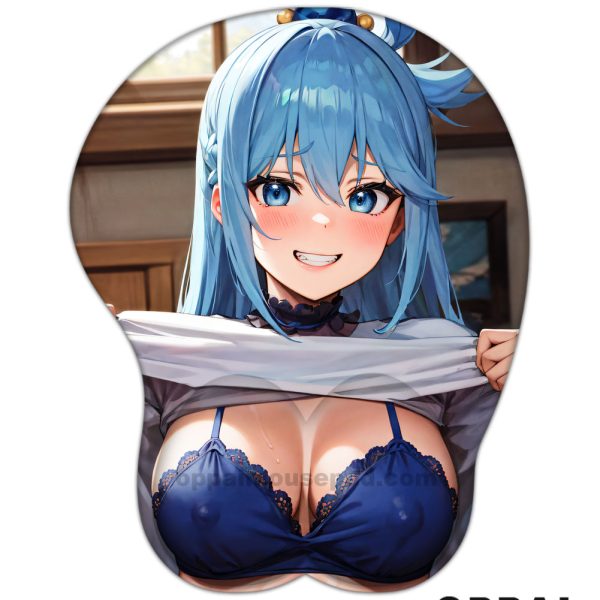 Aqua Anime Titty Mousepad | Konosuba Boob Mouse Pad