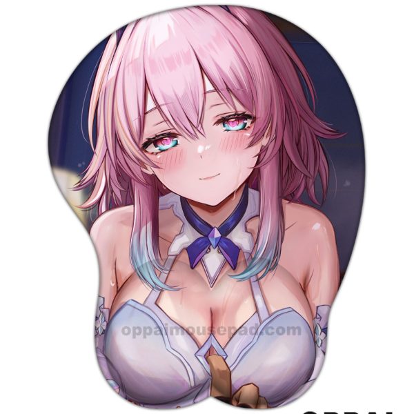 March 7th Honkai Star Rail Mouse Pad Boobs