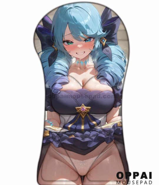 Gwen Half Body League Of Legends Boob Mouse Pad | Life Size Oppai Mousepad