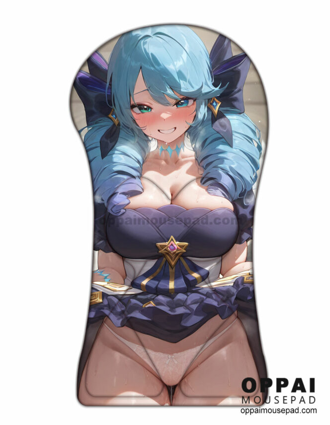Gwen Half Body League Of Legends Boob Mouse Pad Life Size Oppai Mousepad