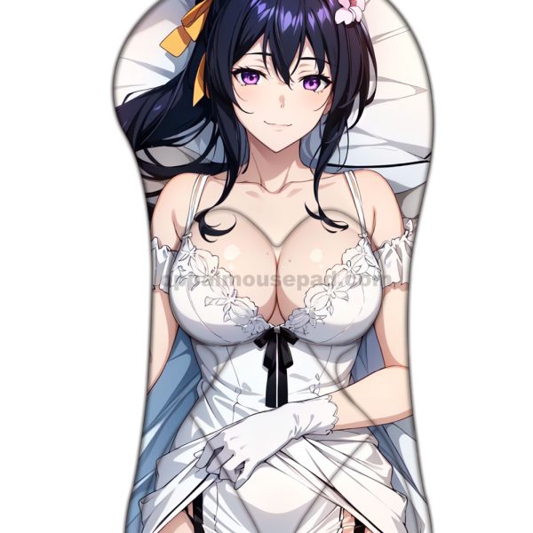 Akeno Himejima Half Body Highschool Dxd 3D Mouse Pad | Life Size Oppai Mousepad