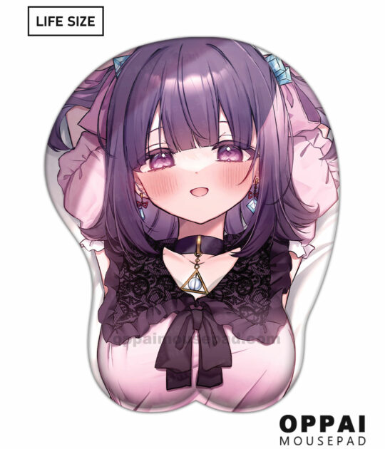 Cute Girl Big Boob Mouse Pad