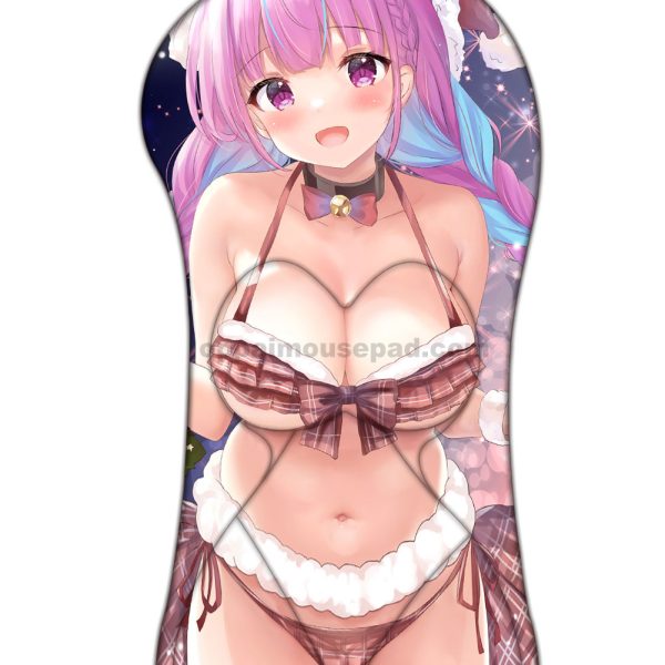 Minato Aqua Half Body Hololive 3D Mouse Pad | Life Size Oppai Mousepad