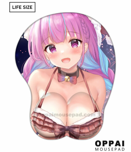 Minato Aqua Hololive Huge Oppai Mousepad