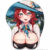 Red Hair Witch VTuber 3D Mouse Pad