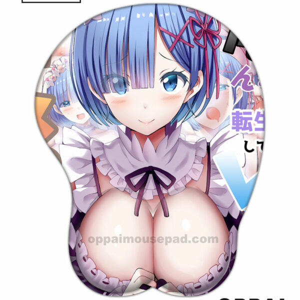 Rem Re Zero Life Size Oppai Mousepad